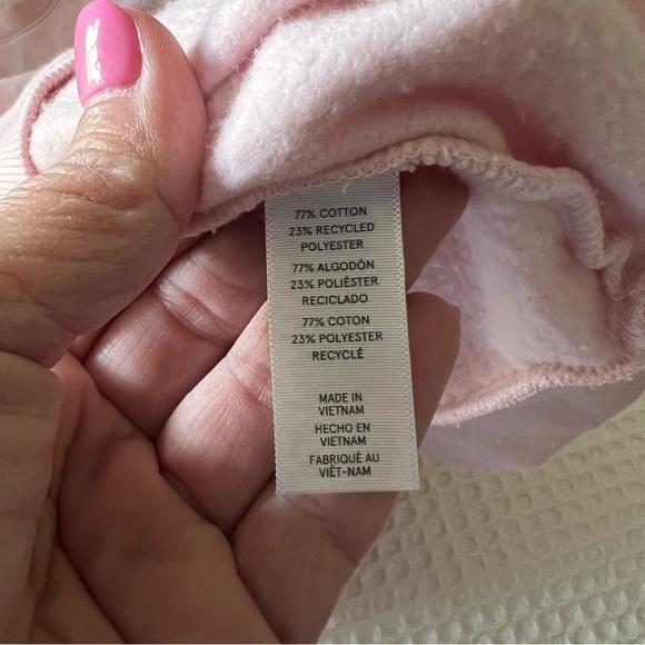 ELLandEMM The Cabana Club Sweatshirt PINK SIZE XL preppy tennis Crewneck - Picture 7 of 8